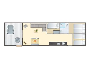 Mooi Zutendaal | 4-6-persoons chalet | 4-6B1