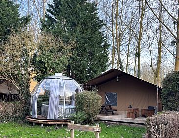 Woody Safari Tent + jacuzzi