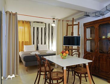 Appartement Studio "Kranichschnabel" mit Grill