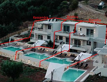 Vakantiehuis Villa für 8 Pers with pool in Plataria - Koral