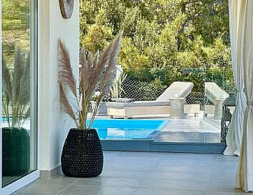 Vakantiehuis "Olive Green" mit Blick auf das Wasser