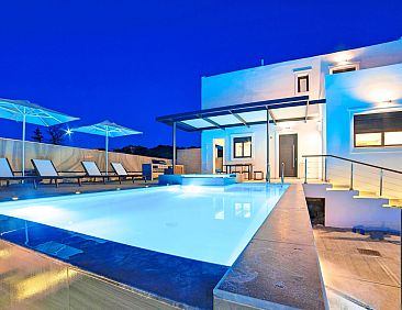 Vakantiehuis Haus in Kavallos mit privatem Pool und Panorama