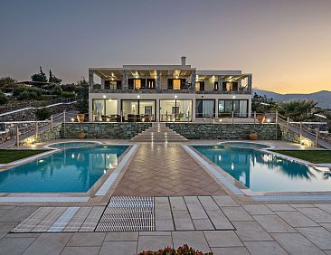 Vakantiehuis Hochzeit Villa Anemomylos Beheizter Pool Jacuzz