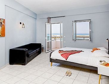 Appartement Wohnung in Kato Gouves mit Parkplatz, Blick auf 