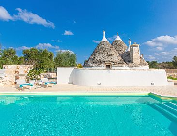Vakantiehuis TRULLO  mit pool OSTUNI: Kostenlos: Bettwäsche