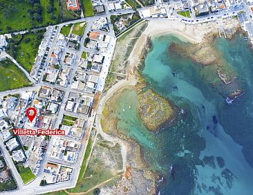 Appartement Villa Federica 50 m vom Strand und Parkplatz ent