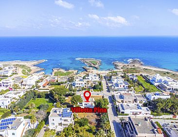 Vakantiehuis Villetta Pina 50 m vom Sandstrand und Parkplatz