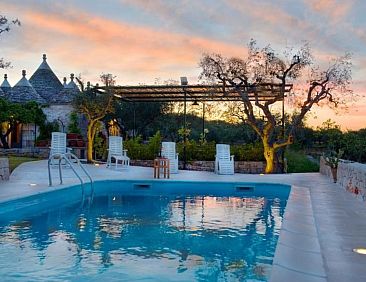 Vakantiehuis 11 Trulli in Martina Franca mit privatem Pool