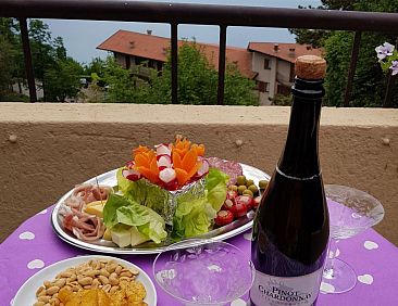 Appartement Wohnung mit Terrasse mit Blick auf den Gardasee