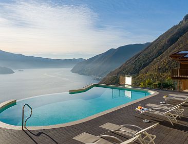 Appartement Segesta - Panorama-Außenbereich und Schwimmbad