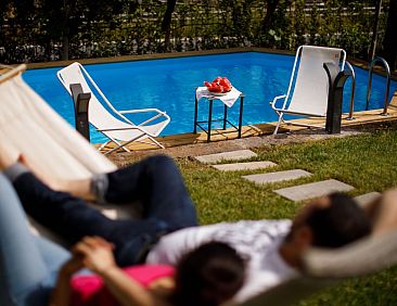 Vakantiehuis Panoramavilla mit Pool