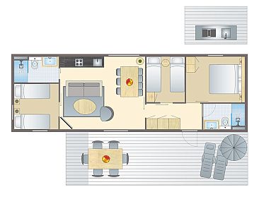 6 persoons buiten lodge | 6BV
