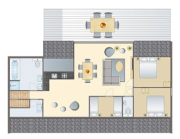 6 persoons appartement | 6BA