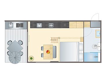 2-4 persoons buiten tiny house | 2-4BE