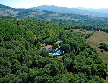 Vakantiehuis Villa Pruneto mit Pool in den Hügeln der Toska