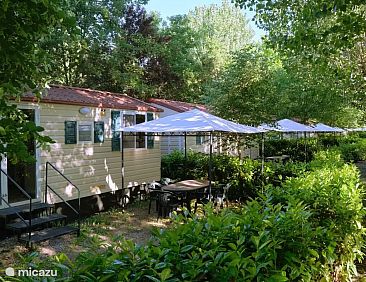 Mobile home | Airco &amp; Tuinpaviljoen