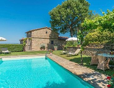 Appartement Wohnung in Cortona mit Terrasse, Garten und Gril