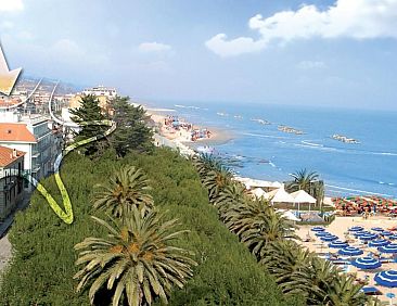 Appartement Appartement mit Garten und Meerblick