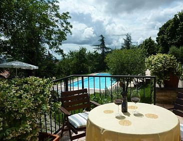 Vakantiehuis Villa mit privatem Pool in der Nähe von Santa 