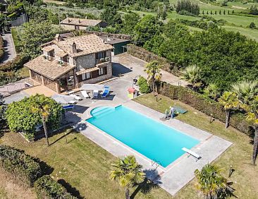 Huis met privé zwembad Bolsenameer