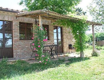 Appartement mit großer eigener Laube und Holzofen