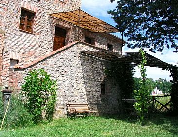 Appartement im Obergeschoss mit eigener Laube auf Garteneben