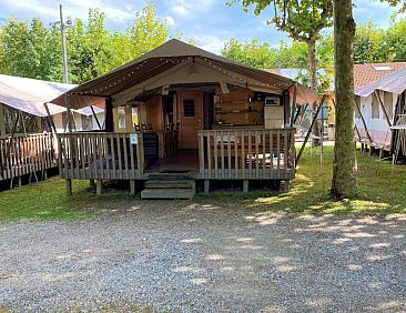 Safaritent Sorella + sanitair + airco