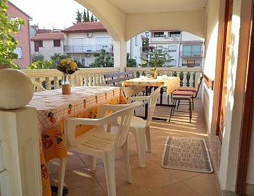 Appartement mit Balkon, für fünf Personen