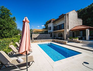 Vakantiehuis Luxuriöse Villa am Strand in Dubrovnik mit Poo