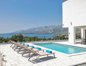 Vakantiehuis Villa Stellante mit privatem Pool und Meerblick