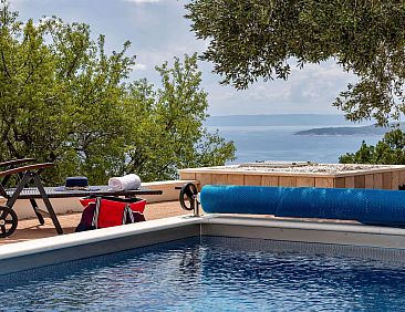 Appartement Villa Berulia in Brela - Meerblick