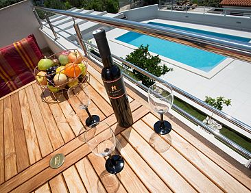 Appartement "Maya 1" mit Blick auf das Wasser