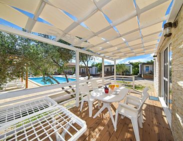 Appartement Mobilheim mit Privatparkplatz