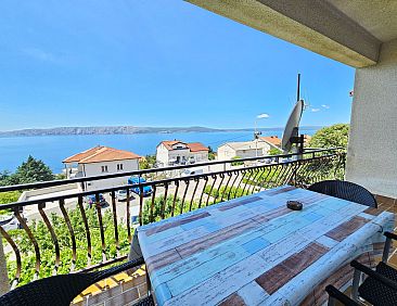 Appartement Wohnung für 7 Personen mit Terrasse und Meerbli