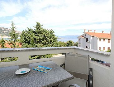 Appartement Wohnung in Baška mit Eigenem Balkon