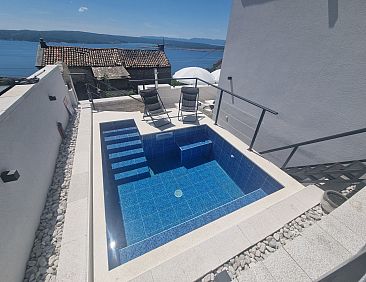 Vakantiehuis mit eigenem Pool, BBQ, Terrasse