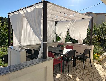 Appartement Erdgeschosswohnung mit Terrasse für sechs Perso