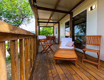 Appartement Mobilheim mit gemeinschaftlichem Pool