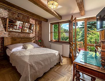 Appartement Backsteinwohnung mit Terrasse und Kamin im Erdge