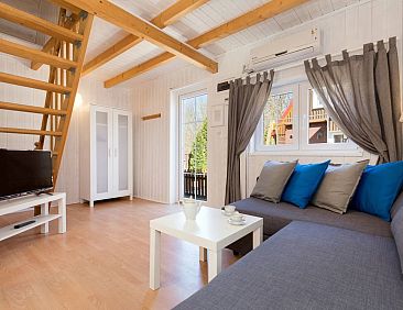 Vakantiehuis Bootshaus mit beheiztem Pool