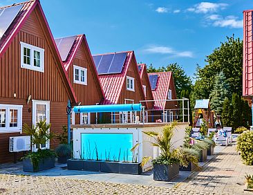 Vakantiehuis Bootshaus mit beheiztem Pool