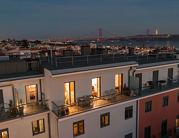 Appartement Premium-Wohnung in Ajuda.Belém mit Balkon und P