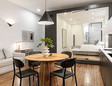 Appartement The Love Box -Design, gehoben, Balkon im Stadtze