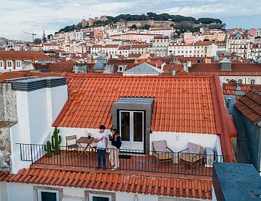 Appartement Die Downtown-Terrasse Fabelhafte Aussichten Roma