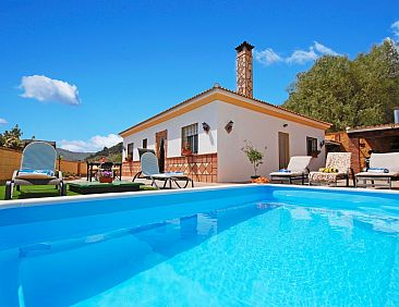 Vakantiehuis Ganzes Haus in Comares mit abschließbarem Park