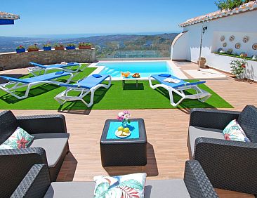 Vakantiehuis in Comares mit Offenem Kamin