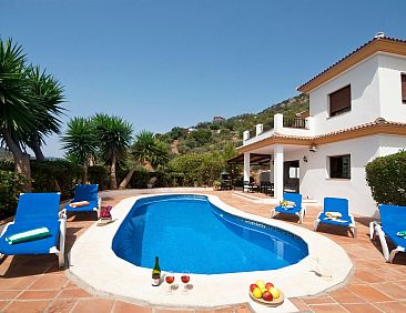 Vakantiehuis Villa Las Palomeras, Wifi, beheizter Pool, AC.