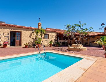 Vakantiehuis Kanarische Finca mit Pool und herrlicher Aussic