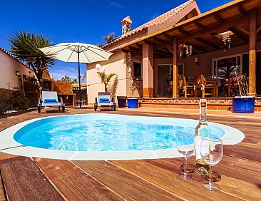 Vakantiehuis Strandnahes Ferienhaus Hibiscus mit privatem Po