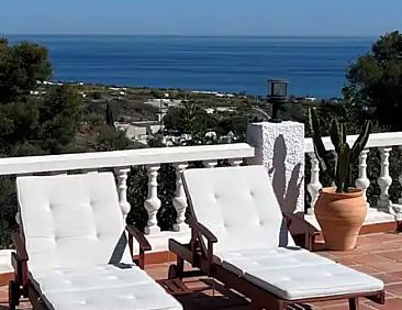 Romantisch witte Villa-privé pool